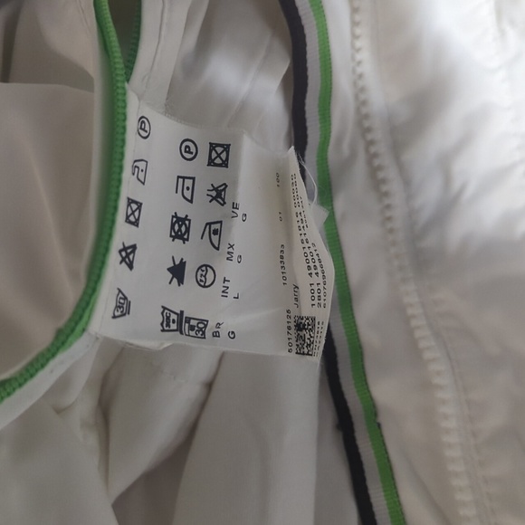 Men's Size L White Hugo Boss Biker Style Jacket - Picture 7 of 7